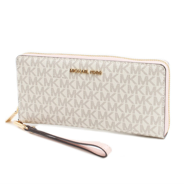 マイケルコース MICHAEL KORS 長財布 35F8GTVT3B-PWD-BLUSH-MLT レディース ジェットセットトラベル JET SET TRAVEL パウダーブラッシュマルチ ホワイト